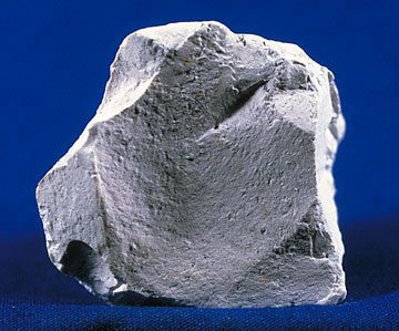 A kaolinite clay mineral sample